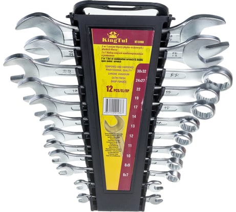 Набор рожковых и комбинированных ключей KingTul KT-5198(47023)