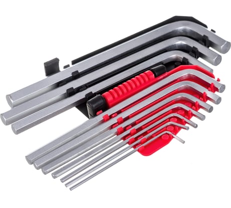 Набор шестигранников YATO 2,0-12мм, CrV, 9шт. YT-0508