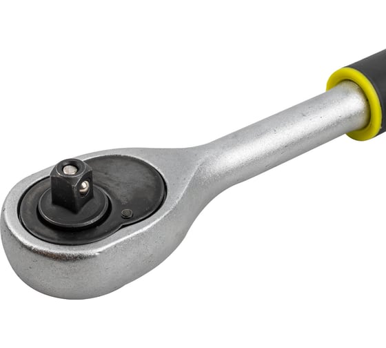 Трещотка WMC TOOLS реверсивная, с резиновой ручкой, 3/8''(L-200мм,24зуб.) WMC-80234(48824)