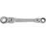Накидной ключ с трещоткой, шарниром и набором насадок REKON RW1242 14х19 мм CrV, 6 предметов 053106 2