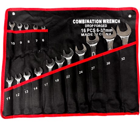 Набор комбинированных ключей Turbosky 16 штук 473