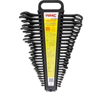 Набор ключей комбинированных WMC TOOLS 25 предметов WMC-5261MP Black(62061)