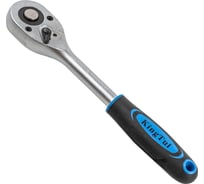 Трещотка реверсивная KingTul с резиновой ручкой 1/2''(L-240мм, 24зуб) KT-80245(52677)