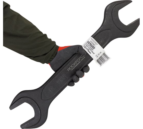 Ключ рожковый Rockforce 70х75мм RF-7547075MPB(62272)