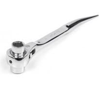 Торцевой ключ HORTZ трещоточный укороченный 19х22 хром HOR 121328