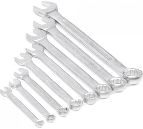 Набор комбинированных ключей HORTZ 8шт. 7-22 в клипсе HOR 125955