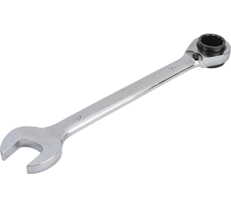 Ключ HORTZ 3 в 1 комбинированный трещоточный реверсивный 30х32-34 хромированный HOR 121354