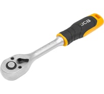 Трещотка реверсивная JCB  с резиновой ручкой 3/8'' JCB-80233(61803)