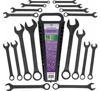 Набор ключей комбинированных Помощник 18 предметов 5181MP Black(62094)