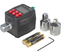 Ключ динамометрический ARNEZI 1/2" 10-200 Нм, цифровой в кейсе с переходниками L=75мм R7300410
