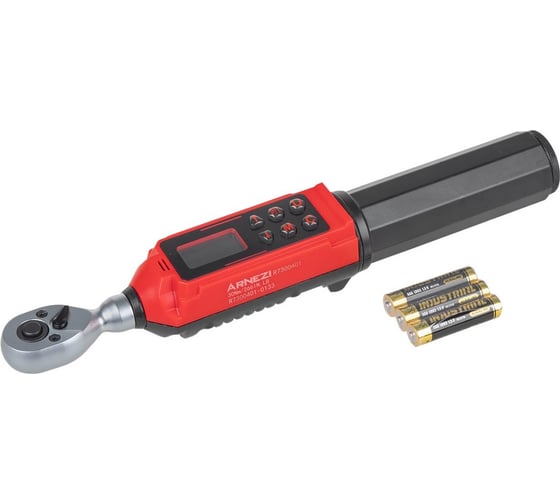 Ключ динамометрический ARNEZI 1/4" 0,45-30 Нм, цифровой в кейсе L=265мм R7300401 1