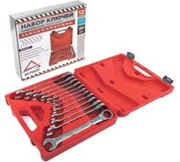 Набор ключей комбинированных ARNEZI 12 предметов, трещоточные, в пластиковом боксе R1030392