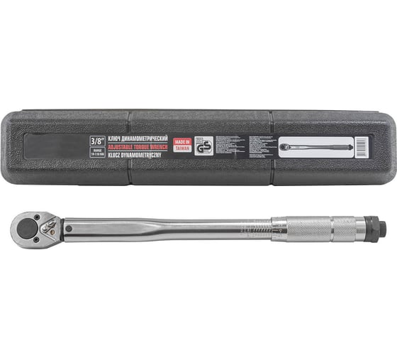 Динамометрический ключ Rockforce щелчкового типа 19-110Нм, 3/8" RF-6473365(28776) 1