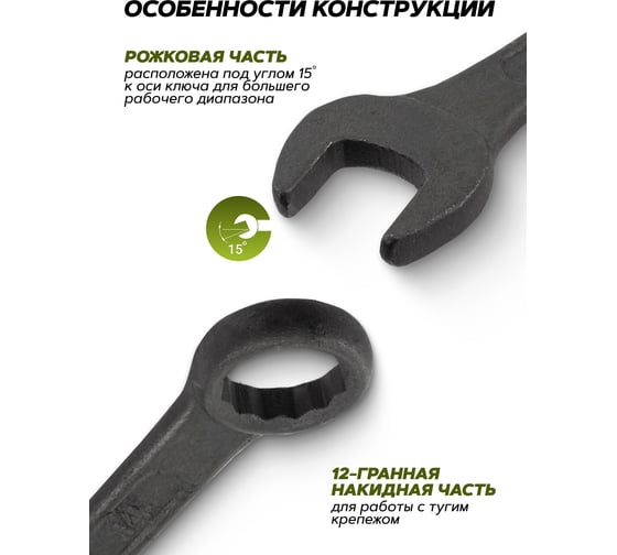 Набор ключей комбинированных ForsLine 14 предметов FL-5141MP BLACK(64740)
