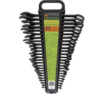 Набор ключей комбинированных ISMA 25 предметов ISMA-5261MP BLACK(64747)