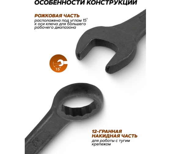 Набор ключей комбинированных ISMA 25 предметов ISMA-5262MP BLACK(64751)