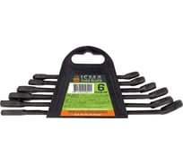 Набор ключей комбинированных ISMA 6 предметов ISMA-5068 BLACK(64733)