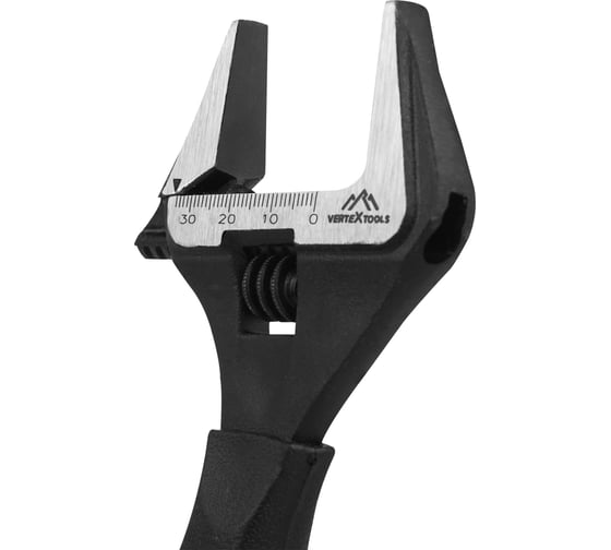 Разводной ключ vertextools 150 мм, увеличенный диапазон раскрытия 2110-150-150