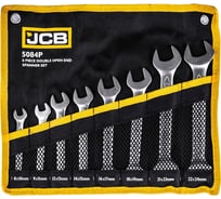 Набор ключей рожковых JCB 8 предметов JCB-5084P(61294)