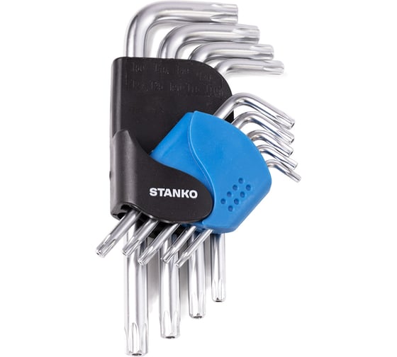 Набор угловых ключей STANKO Torx коротких 9 шт CS11129S 1