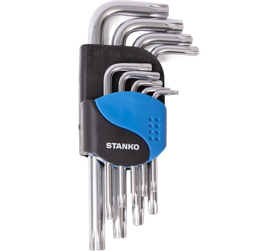 Набор угловых ключей STANKO Torx коротких 9 шт CS11129S