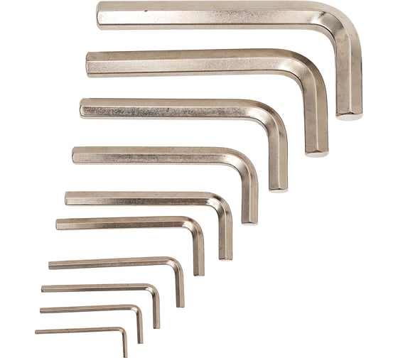 Набор шестигранных ключей Unior 10 предметов 3 - 19 мм 3838909010618