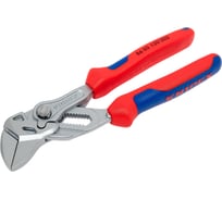 Переставные клещи-ключ Knipex 27 мм (1"), 150 мм, Cr-V, хром, 2-к рукоятки, KN-8605150S02