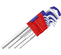 Набор шестигранников emtop НЕХ 9 шт Размер: 1,5 мм, 2 мм, 2,5 мм, 3 мм, 4 мм, 5 мм, 6 мм, 8 мм, 10 мм EHKY1091