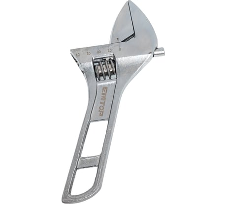 Ключ разводной emtop 200 мм (8"), регулируемый размер зажима: 0-43 мм EMAW7108