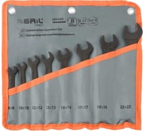Набор комбинированных ключей Beril 8 шт, 8-22 мм, в сумке 101209 11480