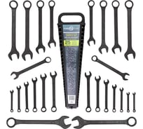 Ключи комбинированные, набор 25 предметов (6-28, 30, 32мм) FORS&TUNE FORSandTUNE-5261MP BLACK(65056)