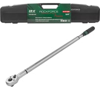 Ключ динамометрический щелчкового типа с быстрой фиксацией Rockforce Premium 100-600Нм,3/4,в пластиковом кейсе RF-64761095 Premium(48615)