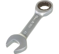 Гаечный ключ Thorvik CSRW17 комбинированный трещоточный короткий, 17 мм 53526