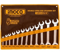 Набор рожковых ключей INGCO 6-32 мм. 12 шт. INDUSTRIAL HKSPA2142