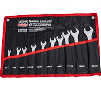 Набор ключей гаечных рожковых в сумке AVS (6-24 мм) (10 предметов) K1N10M A07621S