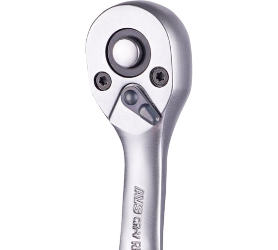 Рукоятка трещоточная AVS 1/4DR 72 зубца (пластиковая ручка) RH11472 A07937S