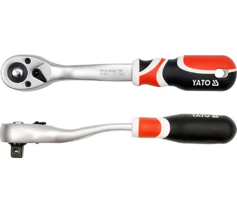 Трещотка YATO с изогнутой ручкой 3/8" YT-0731 37130731 092 1