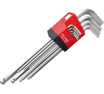 Набор Г-образных удлиненных Hex ключей Ceta Form с шаром 9 предметов LT/900