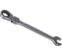 Комбинированный ключ HOEGERT TECHNIK шарнирный с трещоткой 14 мм, 72T, сталь CrV HT1R054