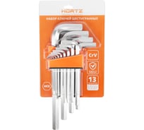 Набор ключей шестигранных SITOMO HORTZ 2-19, 13шт, хром 1151877