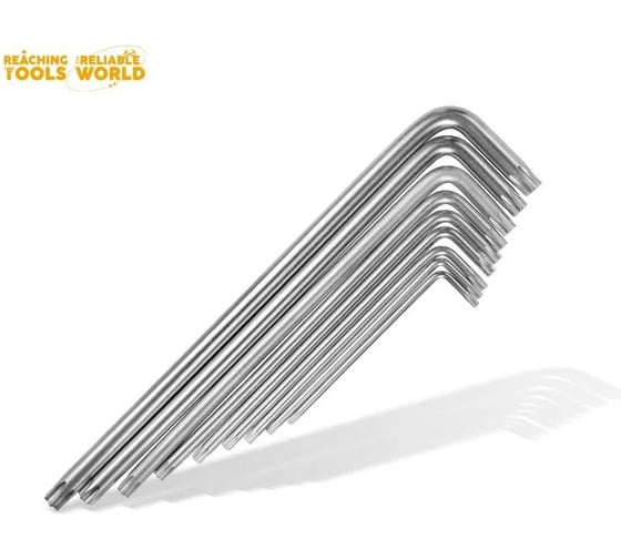 Набор длинных шестигранных TORX ключей DINGQI 9 шт 17125A