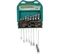 Набор комбинированных трещоточных ключей Jonnesway W45308S