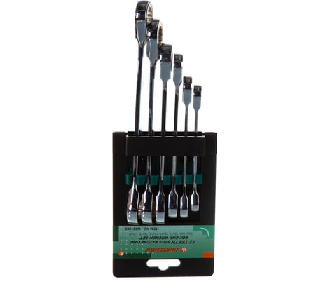 Набор накидных трещоточных ключей Jonnesway W68106S