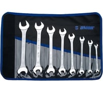 Набор рожковых ключей Unior 8 предметов в сумке-скрутке 6-22 мм 3838909154657