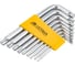 Набор ключей ULTIMA TORX, 9 шт в наборе, CrV, T10-T50, короткие, 122005 1