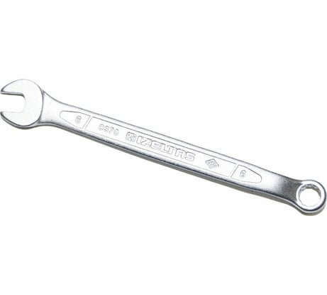 Комбинированный ключ изогнутый IZELTAS 6мм, длина 110 мм, 370020006