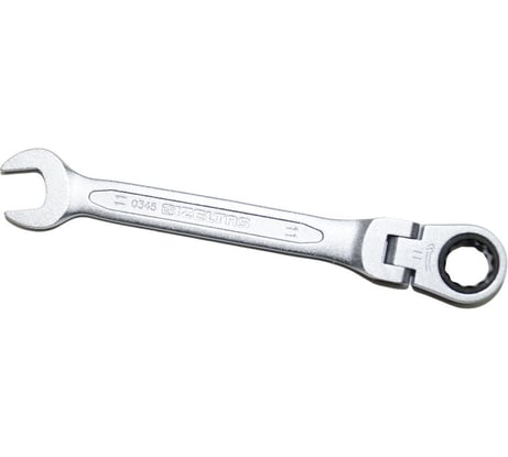 Комбинированный ключ трещоточный IZELTAS с шарниром 11мм, длина 142 мм, 345020011