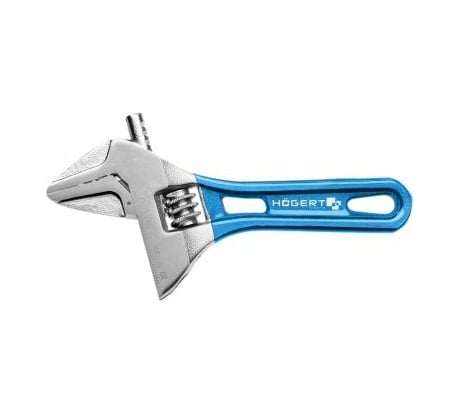 Разводной облегченный ключ с короткой рукояткой HOEGERT TECHNIK 140 мм HT1P562