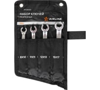 Набор ключей разрезных Airline PRO 4предмета, 8x10-15x17мм, сумка ATCE001