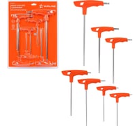 Набор ключей Т-образных TORX с отверстием Airline 7предметов: Т10,Т15,Т20,Т25,Т30,Т40,Т45 ATAM124